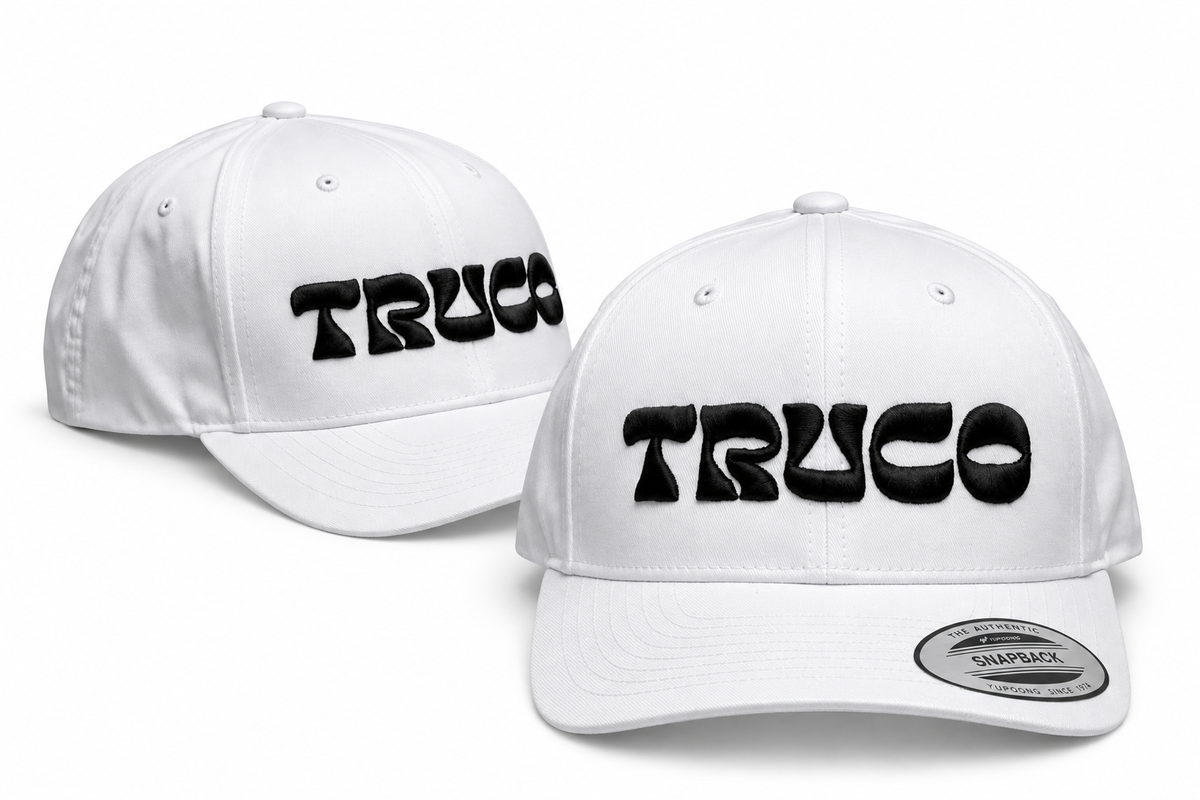 TRUCO BASEBALL CAP — WHITE