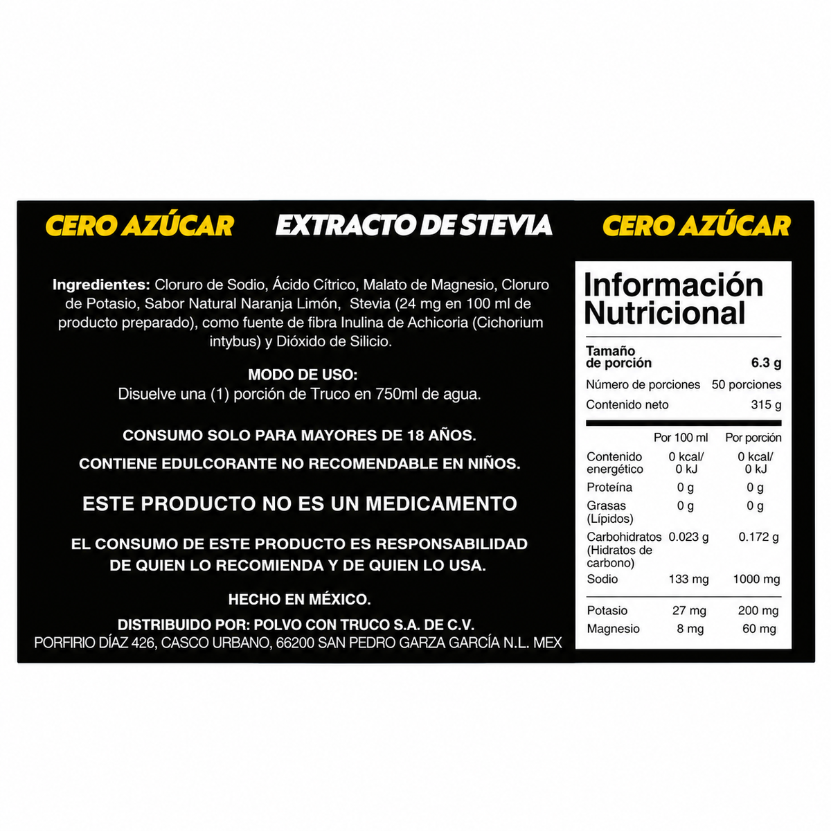 LIME ORANGE — TRUCO