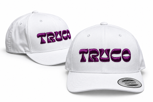 TRUCO BASEBALL CAP — WHITE