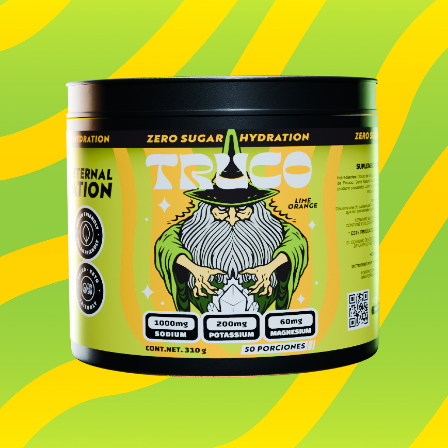 Bote 50 porciones- Truco Lime Orange